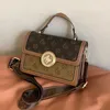 Designer Handbag Store 60% rabatt p￥ lycka liten fyrkantig ny h￶gklassig tryck mode kvinnors m￥ngsidiga diagonala korsb￤rbara v￤ska