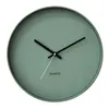 Orologi da parete Orologio verde Nordic Modern Undefined Creative Metal Office Design Horloge Murale Room Decoration