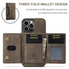 Étuis en cuir magnétiques détachables 2 en 1 pour iPhone 14 13 12 11 Pro Max Xs XR 7 8 Plus Samsung Galaxy S22 S21 Plus S20 FE Étui portefeuille avec porte-cartes