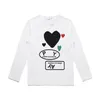 PLay Designer Mens Hoodies Womens Hoodies Love Eyes Printed Pattern Cotton Round Neck Sweatshirt Couples Casual Versatile Long Sleeve Undershirt