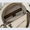 Zaino Ophidia Double G Small Beige/Ebony Luxury Designer School Pack Donna Uomo Book Bag Borsa in pelle Zaini casual Borse a tracolla Unisex