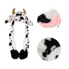 Berets Hat Cow Animal Moving Plush Ears Earparty Headdress Kidshats Novelty Funny Cosplay Jumping Cute Cap