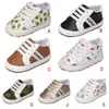 Eerste Walkers Bobora Fashion Baby Sneakers Infant Boys Girls Soft Sole Pu Crib Casual schoenen