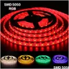 Bandes Led Brelong Smd5050 Bande Lumineuse Étanche Mticolor 5M 300Leds 12V Blanc Chaud Jaune Vert Bleu Rouge Rgb Drop Delivery Lights Dh1Hn