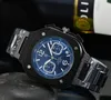 Nouvelles montres Bell édition limitée mondiale en acier inoxydable affaires chronographe Ross luxe Date mode décontracté Quartz montre pour hommes b03