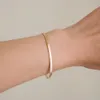 Women Trend Classic Snake Chain Bracelet Gold Color Width 3/4/5MM Stainless Steel Chain Bracelets For Women Jewelry Gift