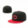 2023 Team Baseball Full Closed Ball Caps Summer Letter Gorras Bones Män Kvinnor Casual Outdoor Sport Flat Fond Hatts i storlek 7- Storlek 8 S-18