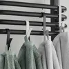 Hooks 6 Pieces Bathroom Radiator Towel Holder R/u-shape Shower Door Space Aluminum Coat Free Placement