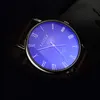 Orologi da polso YAZOLE Orologi da uomo Moda Orologio da polso da uomo in pelle al quarzo Orologio da uomo stile semplice Orologio da uomo d'affari Blue Ray Relogio Masculino