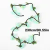 Decorative Flowers 230cm Silk Artificial Cherry Blossom Rattan Wedding Banquet Arch Wall Hanging Garland Decoration Room Garden Fake Flower