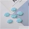 Autres 30Pcs 15X22Mm Colorf Résine Composants Kawaii Mini Angele Nuages Flatback Cabochon Scrapbook Figurine Accessoires De Jardin Dh3Vn