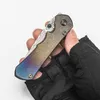 Chris Reeve vouwmes inkosi beperkte aangepaste versie titanium handle echte damascus mes perfecte pocket edc outdoor apparatuur tactische camping overlevingstools