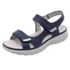 Sandalen Frauen Sommer Slip-on Flache Keile Nicht-slip Strand Offene spitze Atmungsaktive Sport Stil Weibliche Frau Schuhe #45