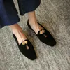 Sapatos de vestido 2022 sapatos planos moda de dedão quadrada de toe sólido retro elegante sapatos mocassin femme casual diário de escritório sapatos para mulheres T230208
