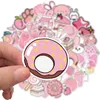 50Pcs Pink maiden sticker Small fresh Graffiti Kids Toy Skateboard car Motorcycle Bicycle Sticker Decals Wholesale