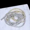 Pass Test Neue Mode 4mm 16-24 zoll 925 Sterling Silber Bling Moissanit Diamant Tennis Kette Halskette armband Für Frauen Männer Schönes Geschenk