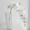 Dekorativa blommor kransar Magideal 6x 93cm Artificial Phalaenopsis Orchid Flower Plant Home Cafe Decor1