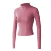 Active Shirts 2023 Fitness Jacket Women's Zipper är tunn och snabbtorkande långärmad tät sportyogkläder