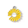 Charms 5Pcs 16X1M Émail Fleur De Marguerite Pour Colliers Pendentifs Boucles D'oreilles Diy Colorf Mini Bijoux À La Main Trouver Faire Drop Dhmhq