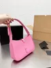 Sac Jishi Luxury Women's Bag 2022 Summer Fashion One ￩paule Crossbodybag Handsbag Black Pink 5A Qualit￩