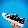 Dress Shoes INSTANTARTS Women Casual Flats Shoes 3D Piano Keyboard Musical Print Classic Lace Up Mesh Sneakers Females Trainer Footwear Girl T230208