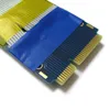 コンピューターケーブルコネクタミニPCIe 1x男性から女性コンバーターコード15cm柔軟なPCI-E Express Riser Card Extender Extension Cablec