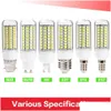 Led Bulbs Smd5730 E27 Gu10 B22 E14 G9 Lamp 7W 12W 15W 18W 220V 110V 360 Angle Smd Bb Corn Light Drop Delivery Lights Lighting Bbs Dh5It