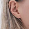 3mm boll liten studörhänge för kvinnor enkla rostfritt stål örhängen set mode smycken