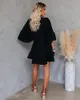 Robes décontractées robe femmes boho élégant imprimé sexy vacances robe d'été plage style midi vêtements pour la fête