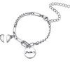 Шармовые браслеты бросают улыбку сердца браслет для прибытия магнитные украшения для пары YP8502