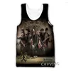 Tampo masculino Cavando a banda Finntroll impressa em 3D Harajuku Summer Subshirt Shirts Streetwear para homens/mulheres