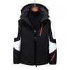 Herrenjacken 2023 Winterjacke Herren Parka Big Winddicht Wasserdicht Warm Daunen Kurz Verdickt Trendy White Duck Herren