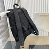 Mochila masculina de grife, bolsa de ombro de couro de nylon, bolsa de correio