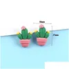 Autres 20pcs Composants de résine Réaliste Mini Artificielle Charnue Cactus Plante Micro Paysage Décoratif Figurines Miniatures DIY En Pot G Dhzwf