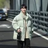 Men s Jackets Winter Oversize Bubble Classic Colors Go with Everything Parkas Outdoor Walk Warm Thicken Faux Suede Puffer 230207