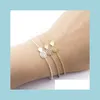 Linkketen Zomerstijl Minimalisme Hollow Out Ananas Bracelet For Women Gold Sier Rose Fruit Ananas Femme Bff sieraden Drop deliv Dhijc