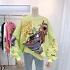 Women's Hoodies sweatshirts oversized vrouwen lange mouw pullover Koreaanse Harajuku cartoon geprinte hondenauto sweatshirt voor kleding