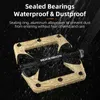 Bike Pedals ROCKBROS Bike Pedal Widen Seal Bearings Anti-Slip Waterproof Nylon Pedal Dustproof CNC Aluminum Alloy Pedal Bicycle Accessories 0208