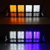 32 LED Strobe Light Light Lights Red Blue Lellow Signal Lamps الطوارئ وميض الزجاج الأمامي ضوء تحذير S32