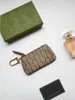 Кошелек для ключей с вышивкой, маленькая сумочка, дизайнерская модная сумка для помады, женский мужской брелок для ключей, держатель для кредитных карт, кошелек для монет 244M