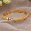 Bangle Wedding Jewelry Gold Color Bngles For Women Girls Armband Arab/Etiopian Bridal Light Bangles Ramadan