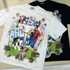 Tees T Shirts Mulheres Mulheres Número 10 Casual Casual Camisa Casta Curtos Coloque Suprador Supior Tshirts