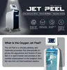 Oxygen Jet Peel Facial Machine high pressure No needle HandpieceWater Oxygen Facial Beauty Equipment Ce Approved