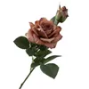 Decorative Flowers Lifelike Fake Rose For Wedding Home Party Decoration Silk Real Touch Long Stem Bouquet Artificial