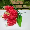 Decorative Flowers 5 Heads Hyacinth Violet Artificial Bridal Floral Decoration Autumn Home Wedding Fake Ornamental Flore