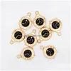 Charms 10/20/50Pcs Arrival Oil Drop Cute Clock Enamel Alloy Pendant Fit Necklaces Bracelets Diy Jewelry Accessoriescharms Dhgzl