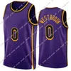 0 Westbrook Jersey Mens 6 23 Carmelo 7 Anthony 3 Davis 13 Wilt Chamberlain 73 Dennis Rodman 2023 농구 셔츠 S-XXL 남자 아이들