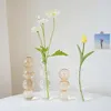 Vases Nordic Plant Glass INS Table Decor Crystal Flower Vase Terrarium Hydroponic Home Decoration Wedding Decorative Gifts