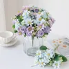 Fleurs décoratives soie marguerite hortensia artificielle mariage Bouquet fête Table à manger pour la décoration de la maison accessoires guirlande Scrapbook