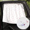 Suction cup Curtain In The Car Window Sunshade Cover Cartoon Universal Side Window Sunshade UV Protection For Kid Baby Children